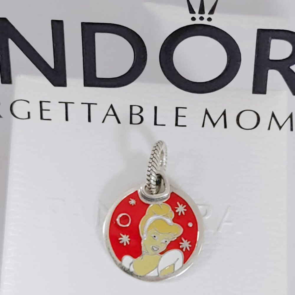 Pandora Run Disney 5K Pendant Dangle Charm S925 Sterling Silver with box